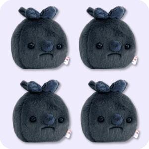 Forgotten Blueberry Plush 4PCS
